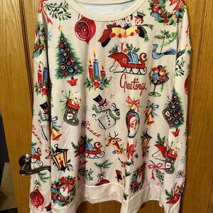 PLUS Women's Polyester Vintage Holidays